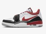 NIKE Air Jordan Legacy 312 Low GS Great School Fashion Trainers Sneakers Shoes CD9054 (White/Black/Wolf Grey/Fire Red 160) Size UK5.5 (EU38.5) | Nike Air Max